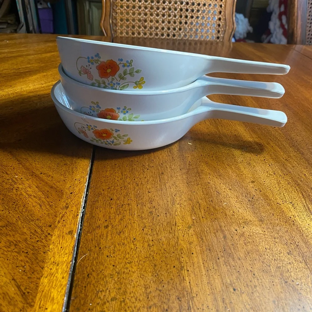 Corningware Wildflower Sauce Pan Set of 3